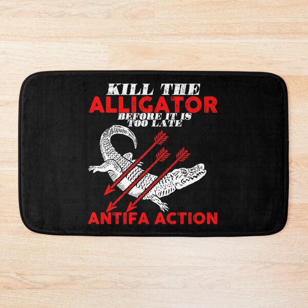Item preview, Kill the alligator (antifa action) designed and sold by remerasnerdas.