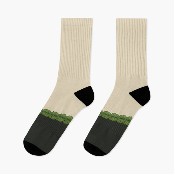 Item preview, Horizontal line of green leaves dividing into beige and dark background designed and sold by Cherevan.