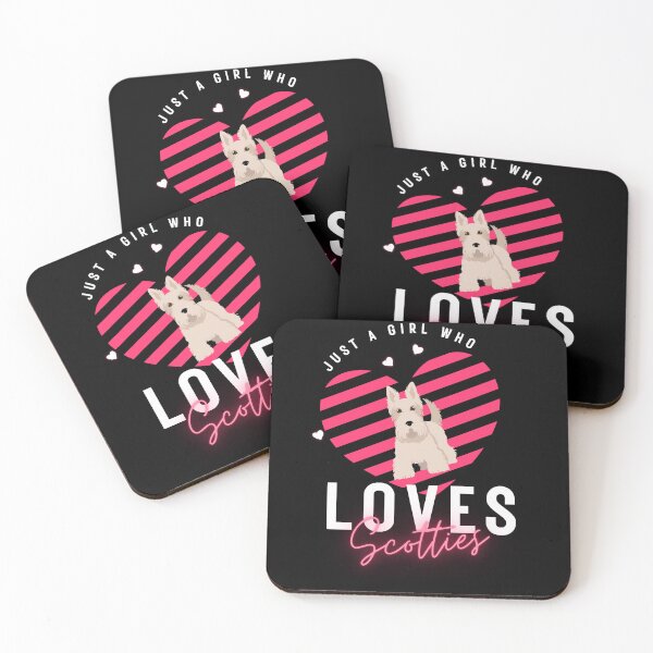 Item preview, Just a Girl Who Loves Scotties – Cute Dog Lover Gift designed and sold by GreenStardust.