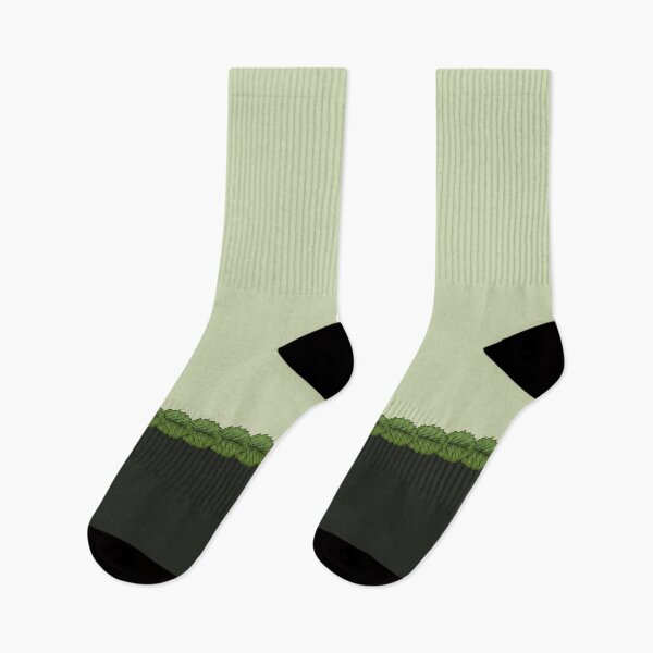 Item preview, Horizontal line of green leaves dividing into light green and dark background designed and sold by Cherevan.