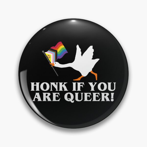 Item preview, Honk if you are queer designed and sold by remerasnerdas.