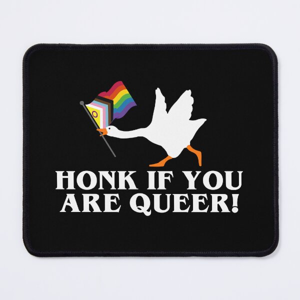 Item preview, Honk if you are queer designed and sold by remerasnerdas.