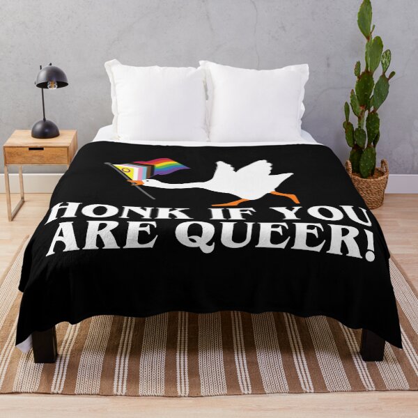 Item preview, Honk if you are queer designed and sold by remerasnerdas.