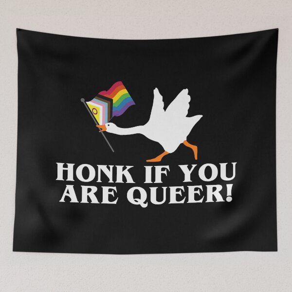 Item preview, Honk if you are queer designed and sold by remerasnerdas.