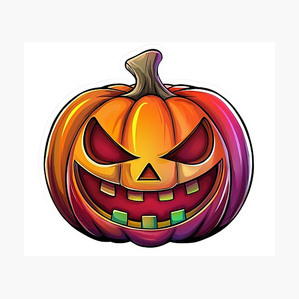 Artikel-Vorschau von Halloween-Kürbis-Design Bunte Kürbis-Halloween-Dekorationsidee, designt und verkauft von ICdesigner.