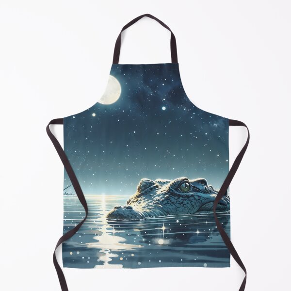 Item preview, Crocodile in Mangrove Night designed and sold by RubisLeaf.