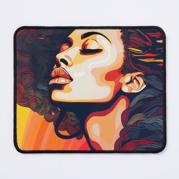 Item preview, Afrocentric Pop Art | Bold Woman Portrait with Vibrant Locs | Colorful African Art Print | Modern African Art Decor designed and sold by NoirCultureC-2.