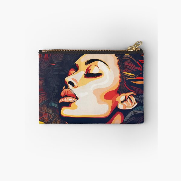 Item preview, Afrocentric Pop Art | Bold Woman Portrait with Vibrant Locs | Colorful African Art Print | Modern African Art Decor designed and sold by NoirCultureC-2.