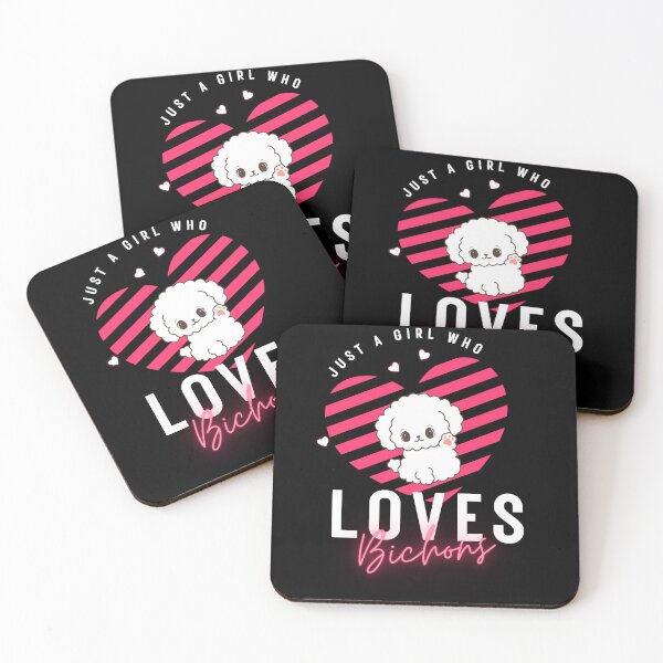 Item preview, Just a Girl Who Loves Bichons – Cute Dog Lover Gift designed and sold by GreenStardust.