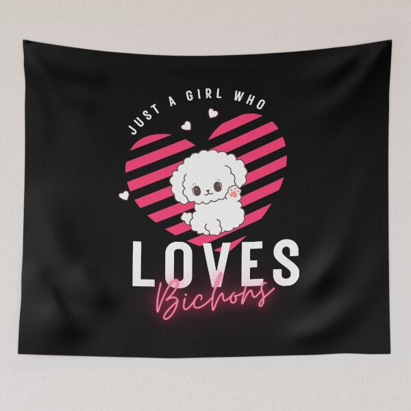Item preview, Just a Girl Who Loves Bichons – Cute Dog Lover Gift designed and sold by GreenStardust.