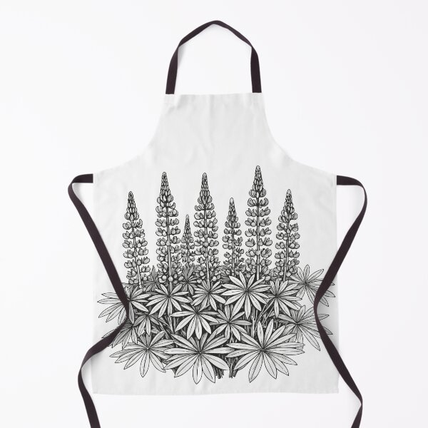 Item preview, Lupine Symphony – Botanical Wildflower Design designed and sold by EsvitaDesign.