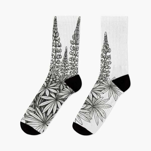 Item preview, Lupine Symphony – Botanical Wildflower Design designed and sold by EsvitaDesign.