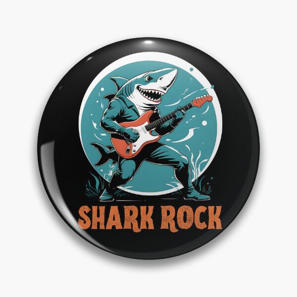 Item preview, Funny Guitarist Daddy Shark Fathers Day Brainrot Meme designed and sold by Zayavca.