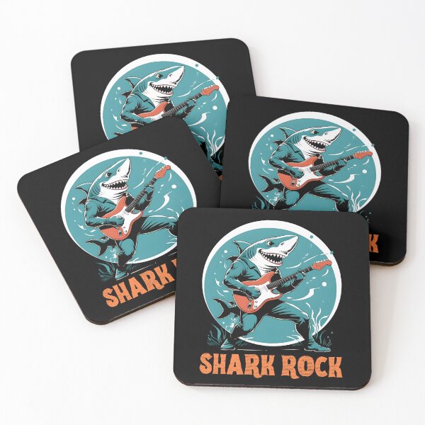 Item preview, Funny Guitarist Daddy Shark Fathers Day Brainrot Meme designed and sold by Zayavca.