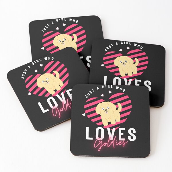 Item preview, Just a Girl Who Loves Goldies – Cute Dog Lover Gift designed and sold by GreenStardust.