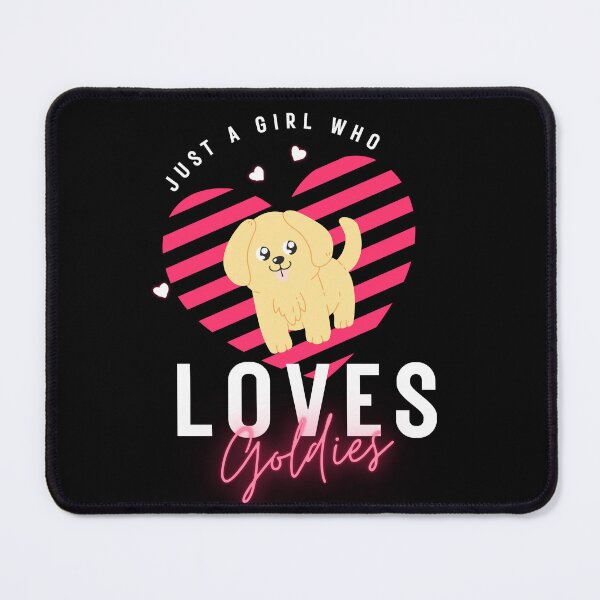 Item preview, Just a Girl Who Loves Goldies – Cute Dog Lover Gift designed and sold by GreenStardust.