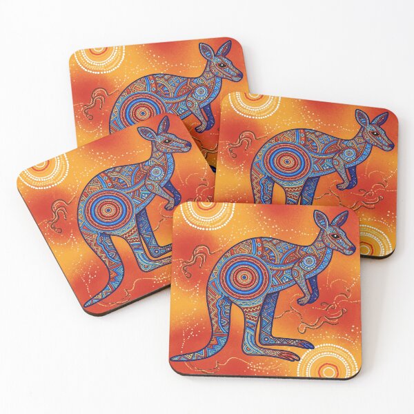 Item preview, ABORIGINAL ART OF KANGAROO designed and sold by likbatonboot.