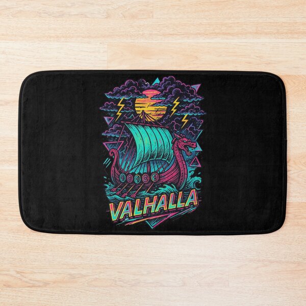 Item preview, Sailing Viking Ship Valhalla Norse Retro  designed and sold by TomFrontierArt.