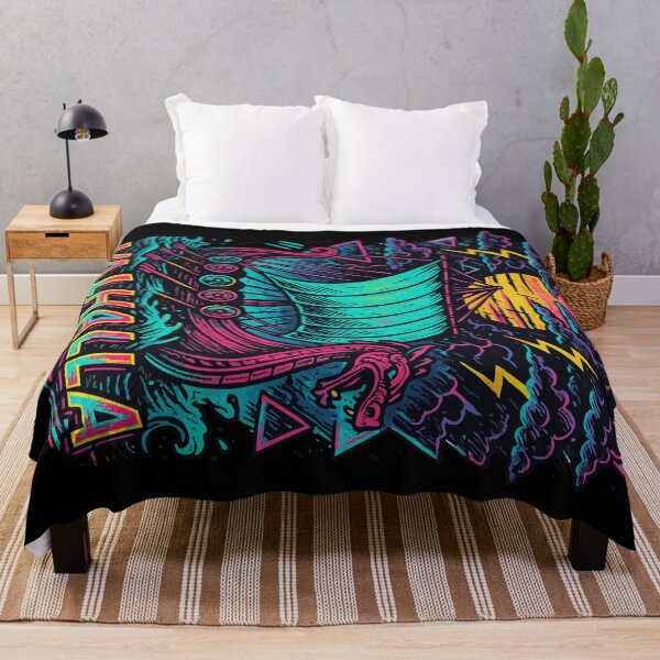 Item preview, Sailing Viking Ship Valhalla Norse Retro designed and sold by TomFrontierArt.