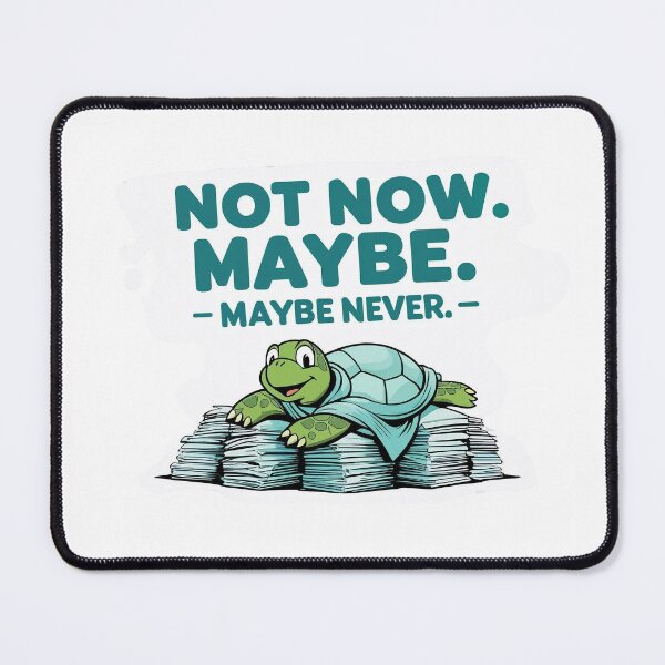 Item preview, Procrastinating Turtle with To-Do Lists designed and sold by Shahbazumar.