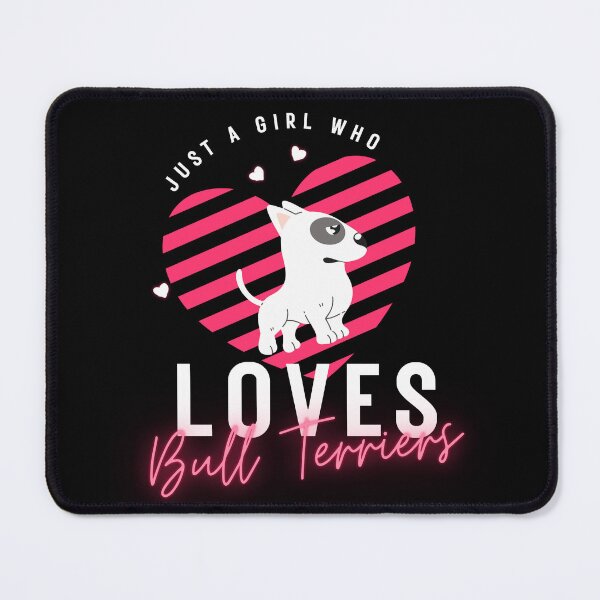 Item preview, Just a Girl Who Loves Bull Terriers – Cute Dog Lover Gift designed and sold by GreenStardust.