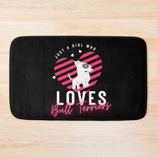 Item preview, Just a Girl Who Loves Bull Terriers – Cute Dog Lover Gift designed and sold by GreenStardust.