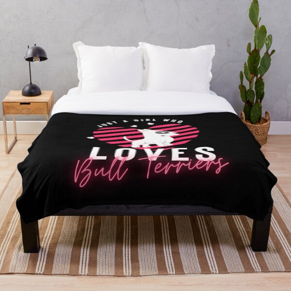 Item preview, Just a Girl Who Loves Bull Terriers – Cute Dog Lover Gift designed and sold by GreenStardust.