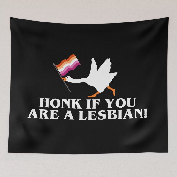 Item preview, Honk if you are a lesbian designed and sold by remerasnerdas.