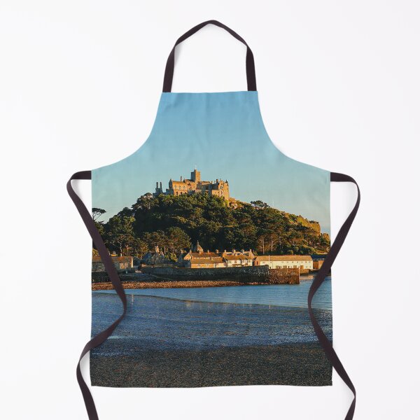 Item preview, Golden Light on St Michael’s Mount – Cornwall Coastal Landscape designed and sold by Rowena Ko.