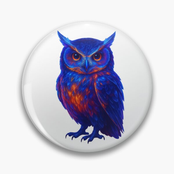 Item preview, Colorful Electrifying Owl designed and sold by GloriousArtSKD.
