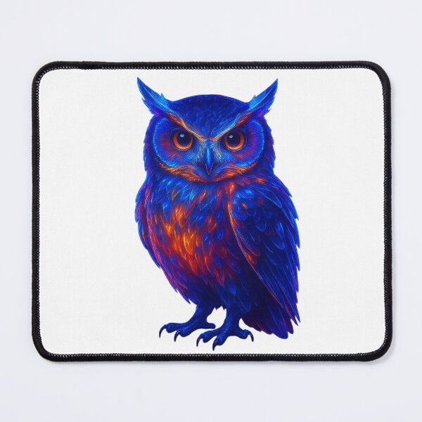 Item preview, Colorful Electrifying Owl designed and sold by GloriousArtSKD.