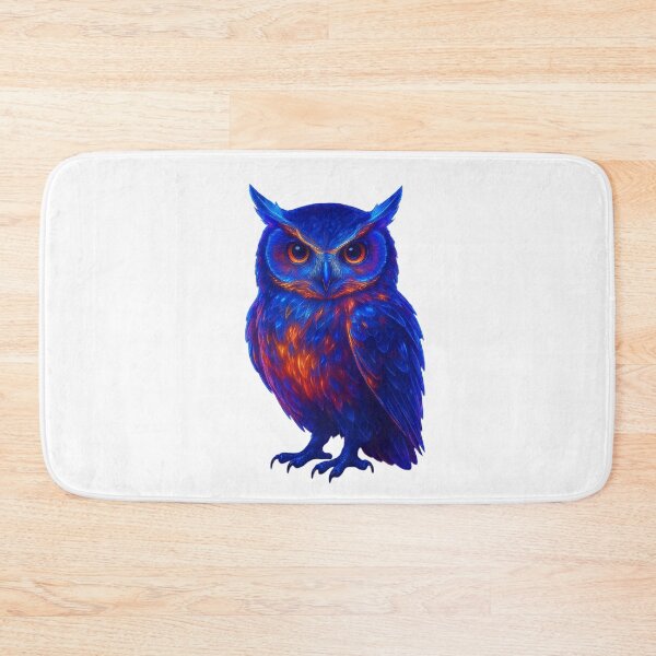 Item preview, Colorful Electrifying Owl designed and sold by GloriousArtSKD.