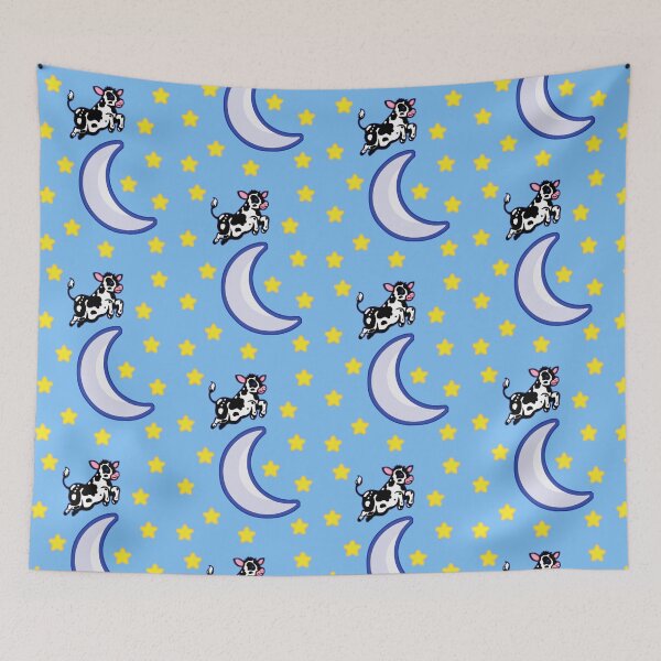 Item preview, Cow jumps over the moon little boys and little girls clothing design designed and sold by BellaRcompany.