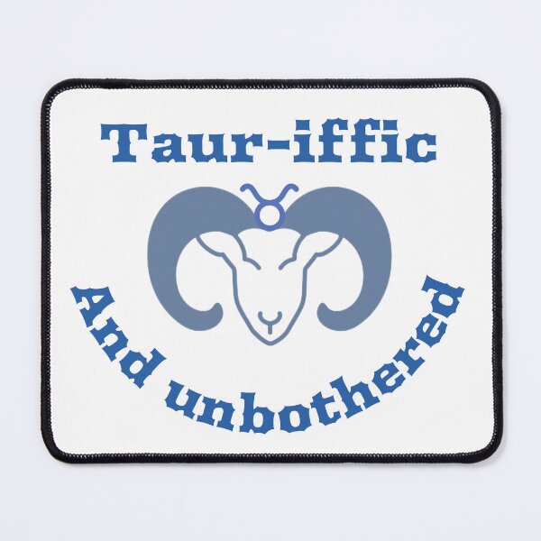 Item preview, Zodiac puns - taurus - taur-iffic and unbothered designed and sold by PixiePaletteP.
