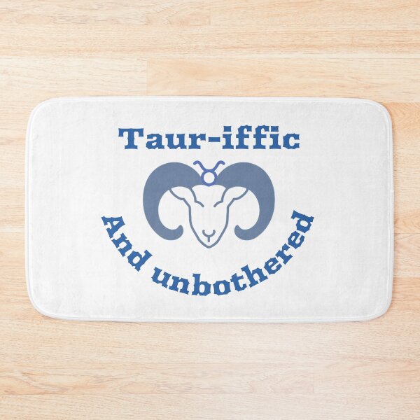 Item preview, Zodiac puns - taurus - taur-iffic and unbothered designed and sold by PixiePaletteP.