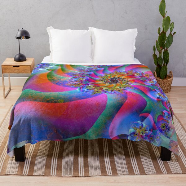 Item preview, Neon Vortex Bloom designed and sold by bloorose.