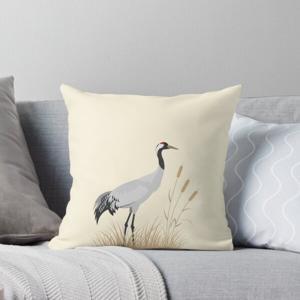 Item preview, The Common Crane - Minimalist Bird Art designed and sold by TheArtEngineer.