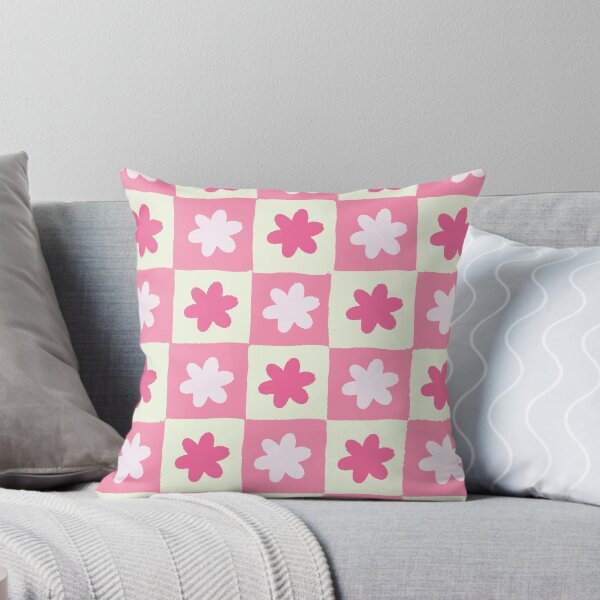 Artikelvorschau, Pink It Up | Pink | Kariert | Rosa Karos | Blumen entworfen und verkauft von PrintEveryday.
