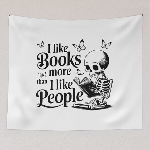 Item preview, I like books more than I like people designed and sold by CleanDecor.