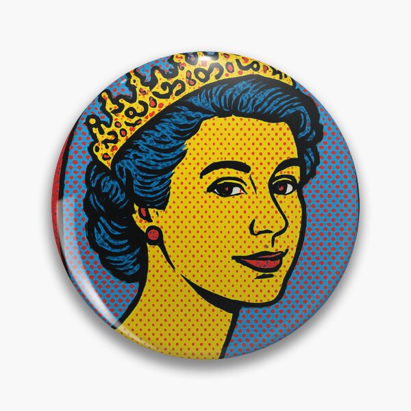 Item preview, Grenada Queen Elizabeth II Half Cent Stamp in Pop Art Style designed and sold by ZipZappa.