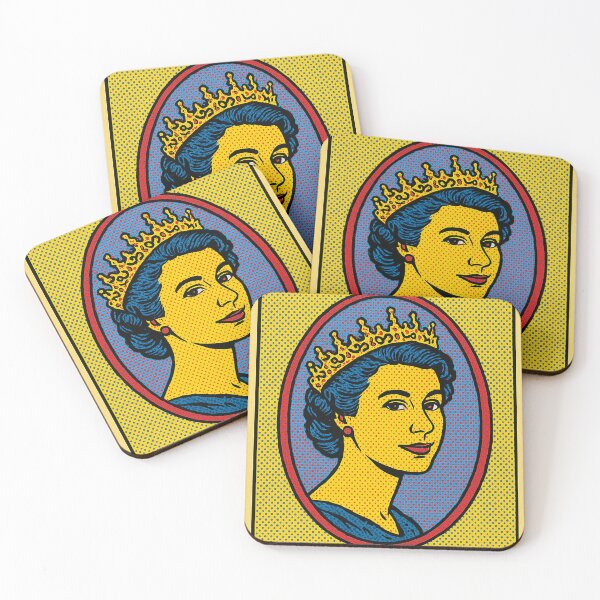 Item preview, Grenada Queen Elizabeth II Half Cent Stamp in Pop Art Style designed and sold by ZipZappa.