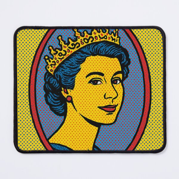 Item preview, Grenada Queen Elizabeth II Half Cent Stamp in Pop Art Style designed and sold by ZipZappa.