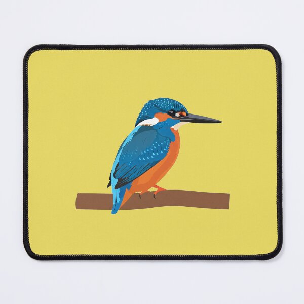 Item preview, The Kingfisher - Minimalist Bird Art designed and sold by TheArtEngineer.