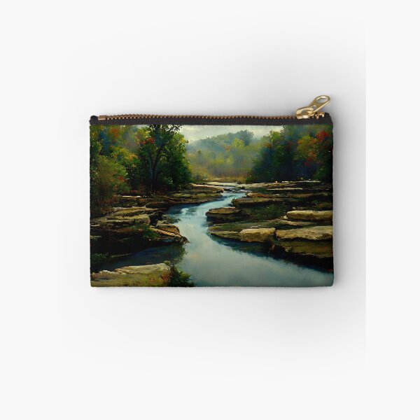 Item preview, Tranquil Autumn River Rockscape designed and sold by Amr Siam.
