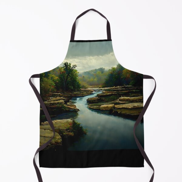 Item preview, Tranquil Autumn River Rockscape designed and sold by Amr Siam.