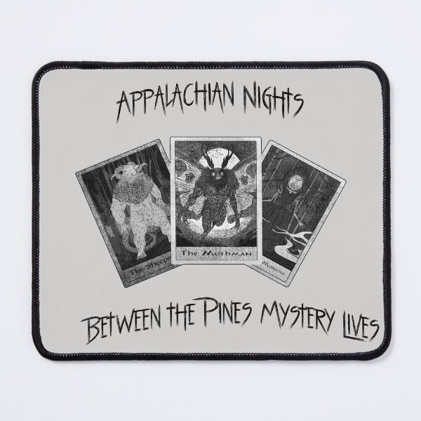 Item preview, Appalachian Nights, Mothman, fatwoods monster, sheepsquatch designed and sold by Masque&Muse.