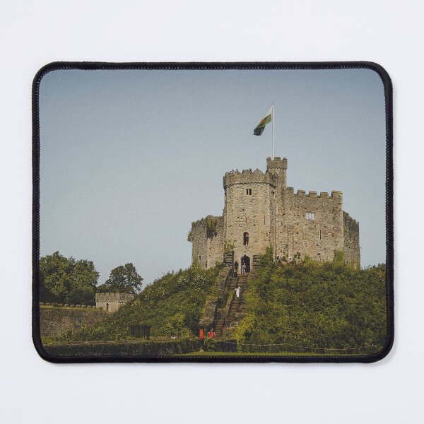 Item preview, Watchtower of Wales – Cardiff Castle in Summer Light designed and sold by Rowena Ko.