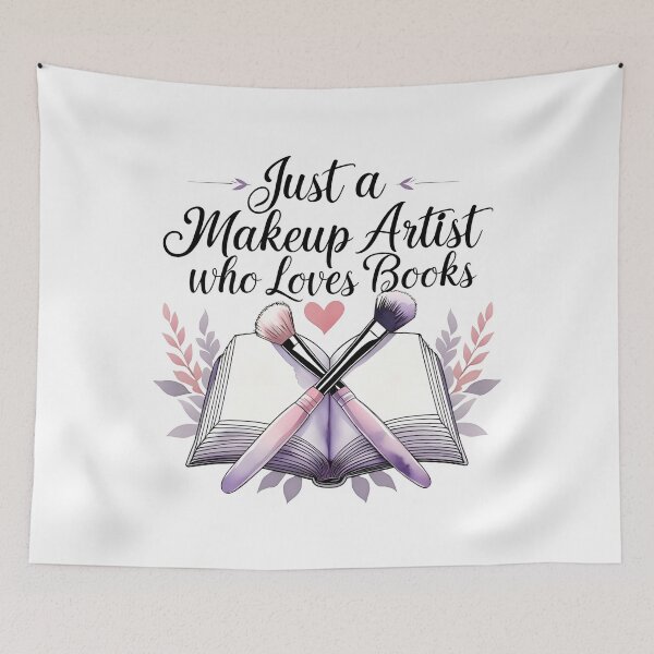 Item preview, Just a Makeup Artist Who Loves Books designed and sold by I-wanna-T-shirt.