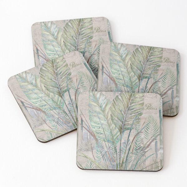 Item preview, Vintage Tropical Leaves Palm Jungle designed and sold by J Marielle Designs.