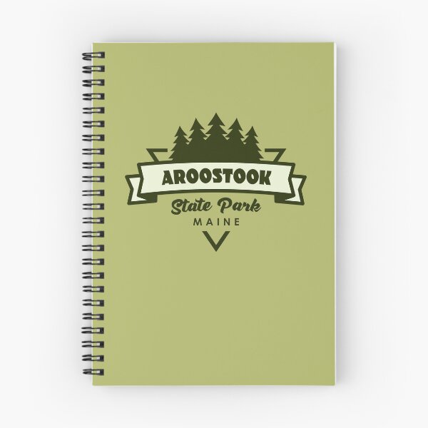 Item preview, Aroostook State Park Maine Trees And Ribbon designed and sold by bivenart.